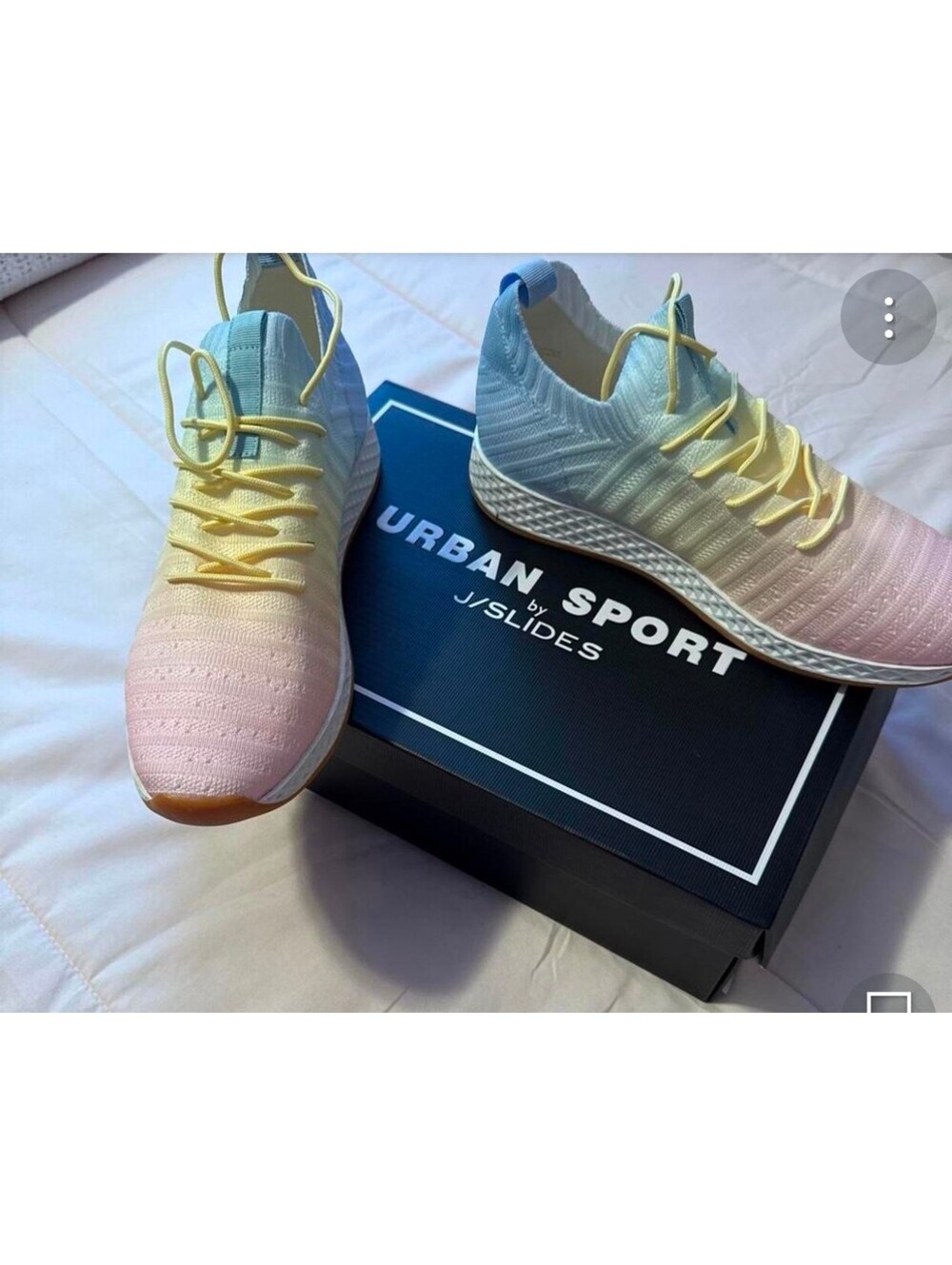 Urban Sport Pink Tie-Dye Knit Sneakers Olivera Size 8.5M